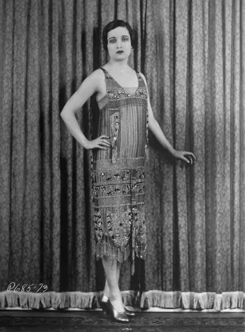 Alice Joyce 1926 Flapper Dress