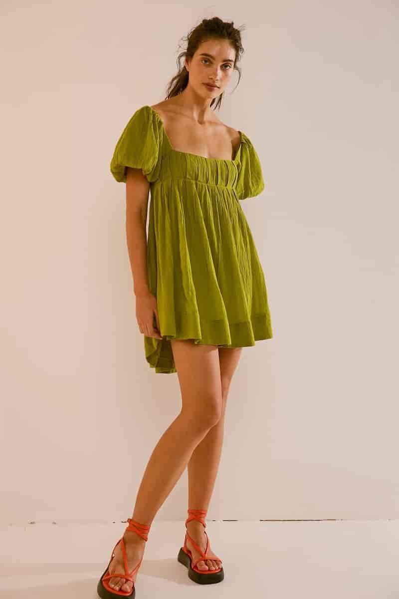 Babydoll Mini Dress Free People Coquette Aesthetic
