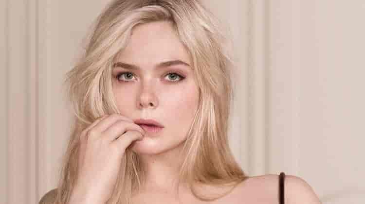 Elle Fanning Glitters in Rabanne Fame Intense Perfume Ad