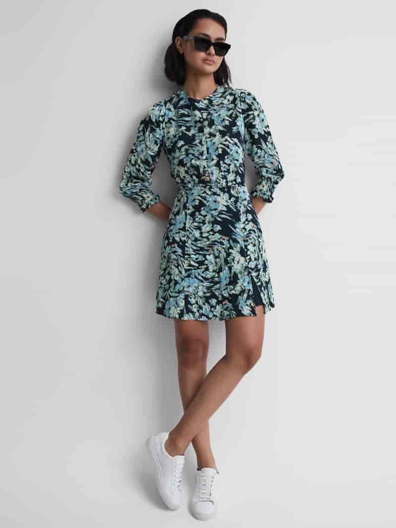 Floral Dress Sneakers Reiss