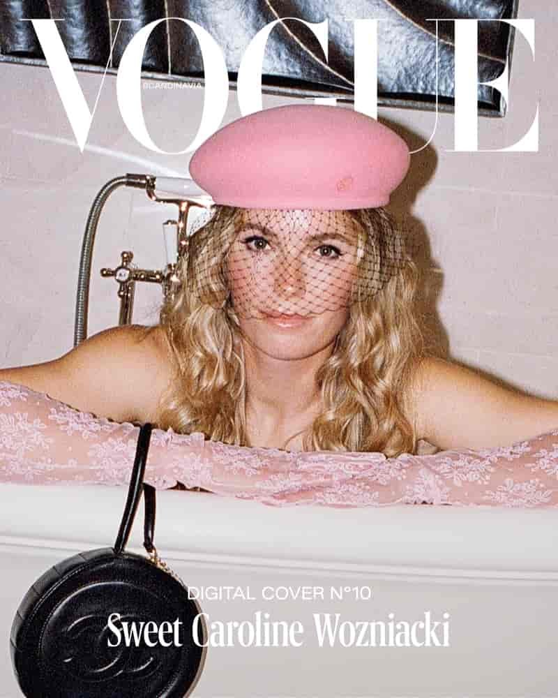 Caroline Wozniacki on Vogue Scandinavia 2024 Digital cover