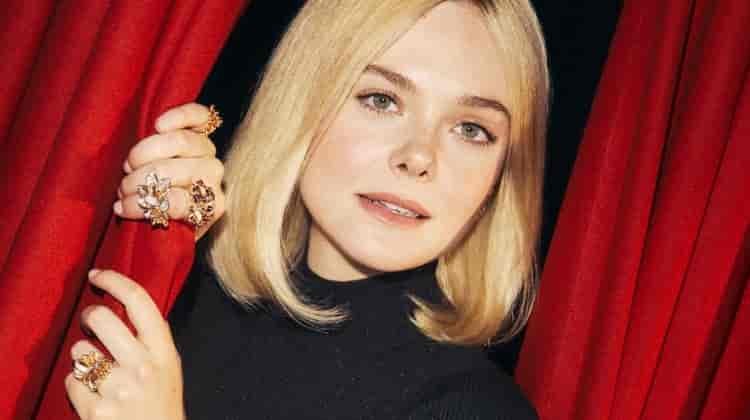 Elle Fanning Goes to the Movies in Cartier Jewelry