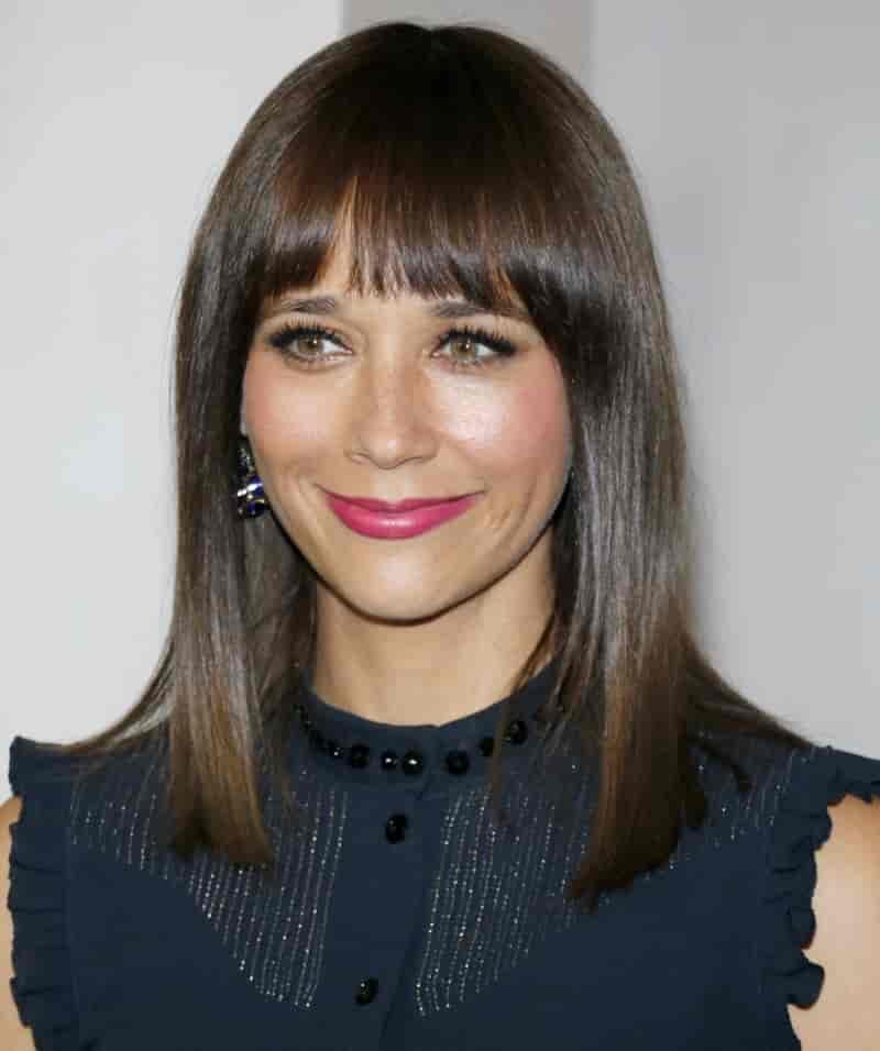 Soft Blunt Fringe Rashida Jones