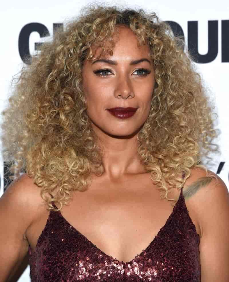 Curly Curtain Bangs Leona Lewis