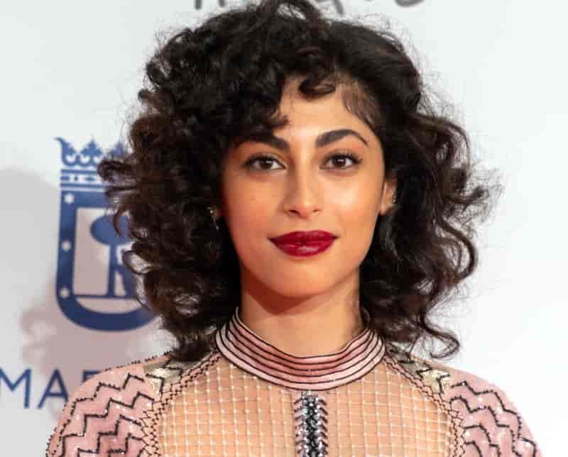 Voluminous Curly Bangs Mina El Hammani