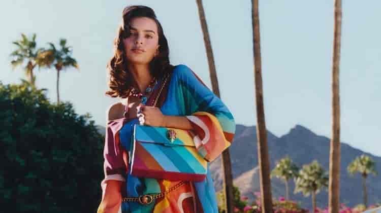 Emily Ratajkowski is Retro Glam in Kurt Geiger Spring 2025 Ad