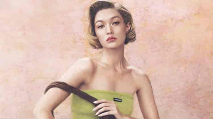 Gigi Hadid is Fine Art in Miu Miu Leathergoods Ad