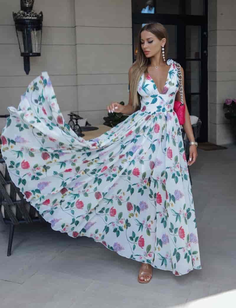 Dressy Date Outfit Maxi Dress