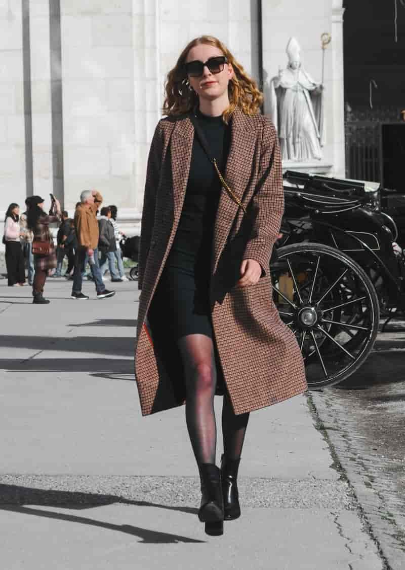 Sweater Dress Long Coat Ankle Boots