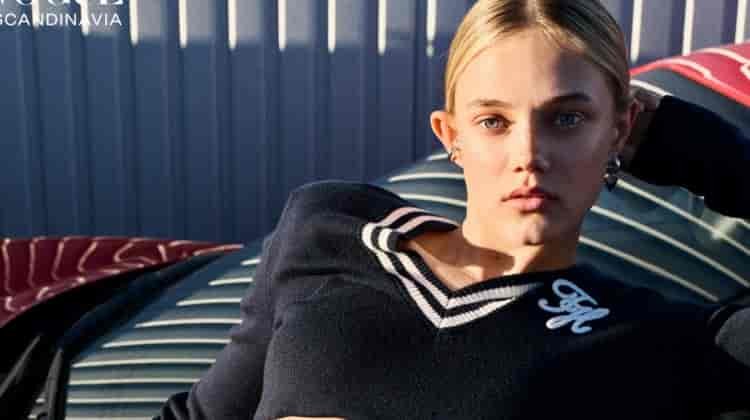 Alba Hurup Larsen is in the Fast Lane for Vogue Scandinavia