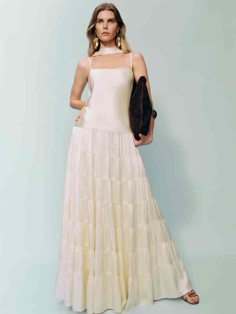 Reformation Agnes Silk Dress $848