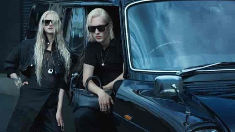 Delice & Dylan Bring Dark Elegance to Hunger Magazine