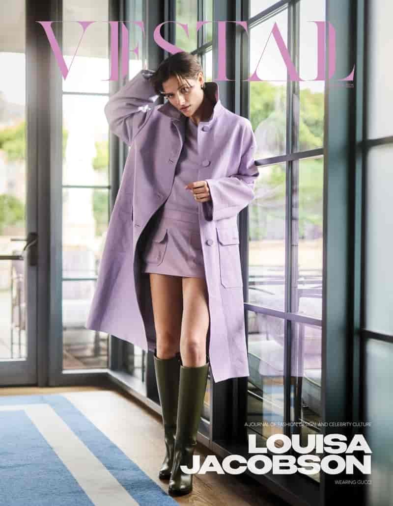 Actress Louisa Jacobson wears Michael Kors Collection for Vestal Magazine cover.