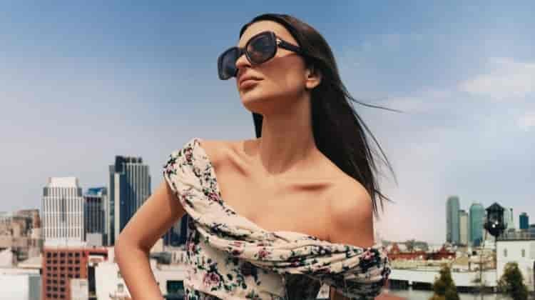 Emily Ratajkowski Turns Heads in Tory Burch’s Fall Eyewear Ad