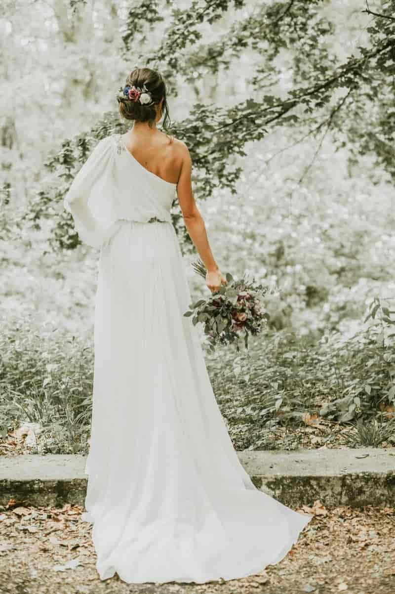 Wedding Dress Flower Wall