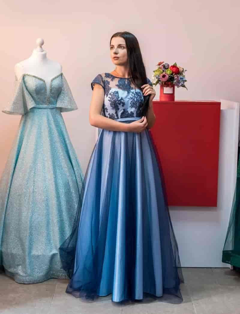 Blue dress homecoming