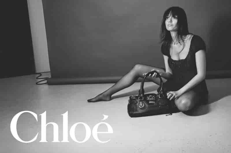 Aimee Lou Wood fronts Chloé's Paddington bag campaign.