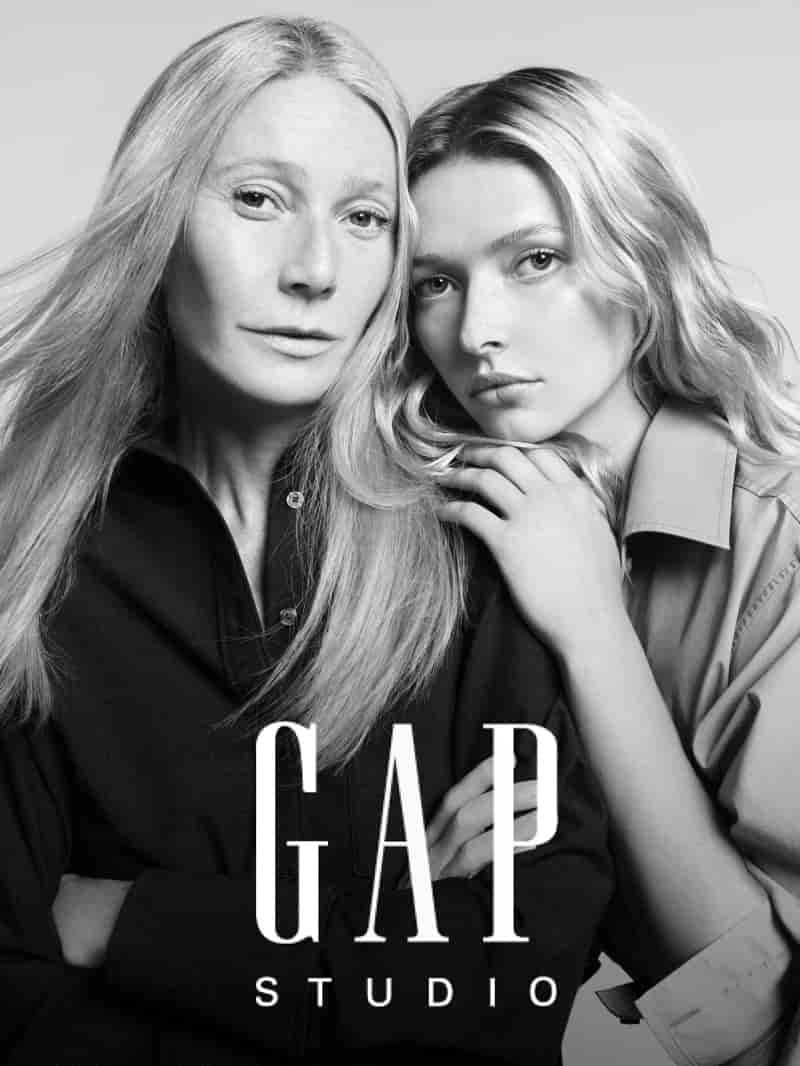 Gwyneth Paltrow and Apple Martin pose for the GapStudio fall-winter 2025 campaign.