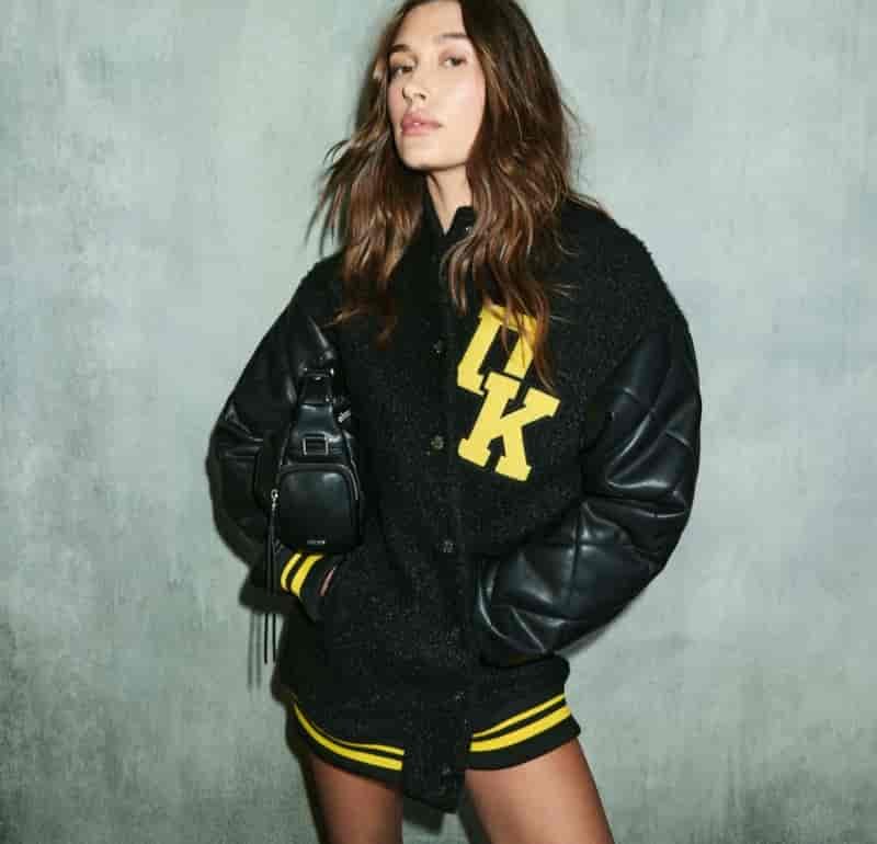 Hailey bieber dkny fall 2025 ad09