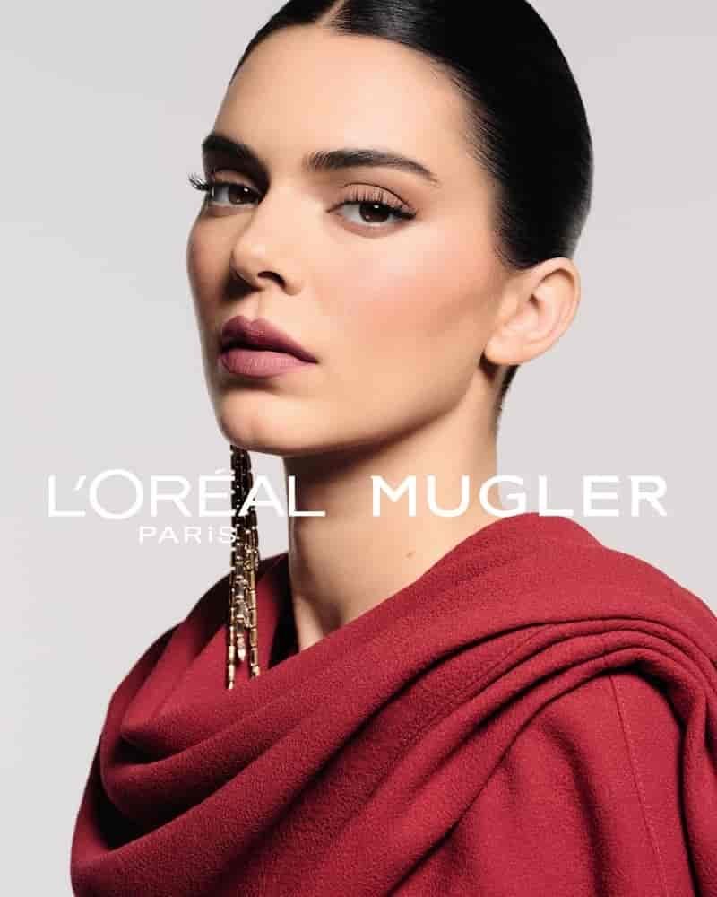 Kendall jenner loreal mugler campaign01