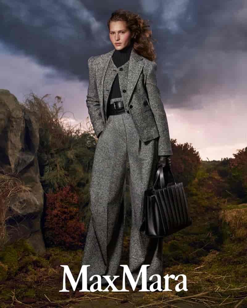 Max Mara debuts fall-winter 2025 campaign.