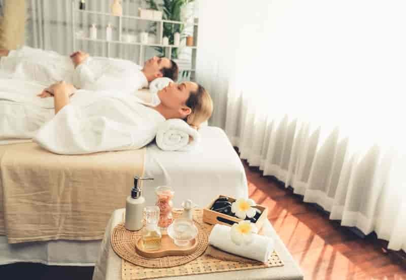 Couple spa day