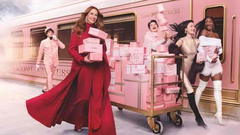 Julia Roberts, Isabella Rossellini, Ni Ni and Aya Nakamura front the Lancôme Holiday 2025 campaign.