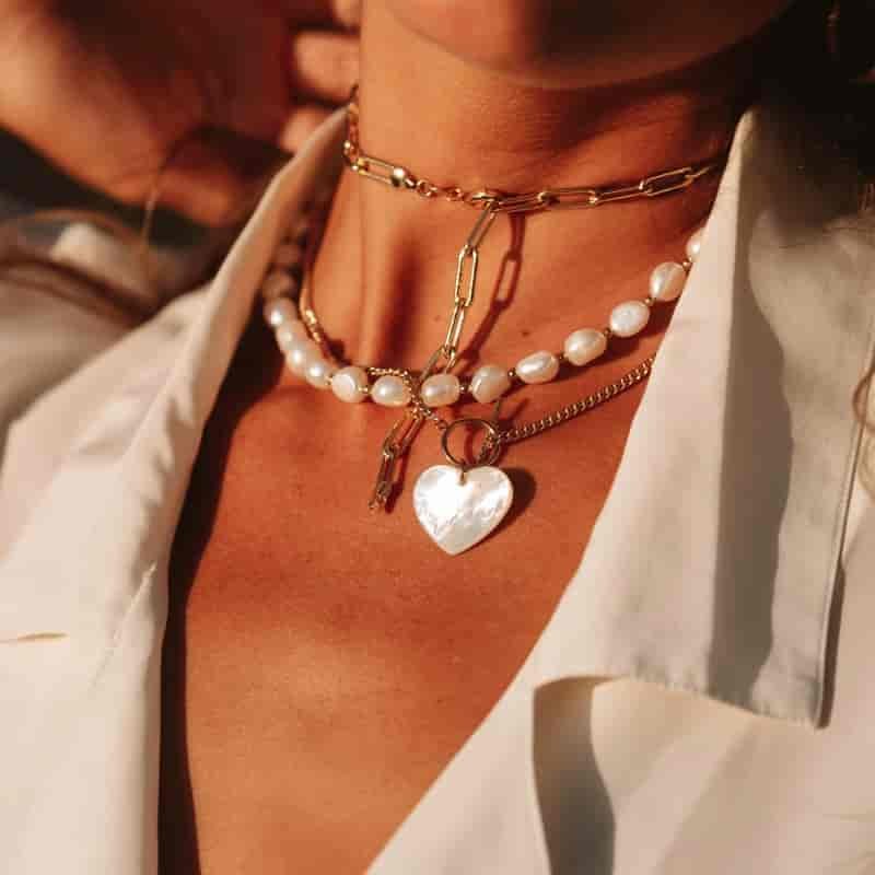 Layered necklaces