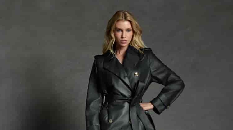 Stella Maxwell Exudes Power in Mackage’s CORE Line
