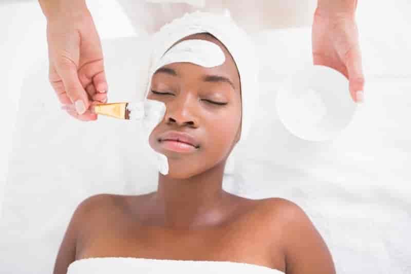 Spa face treatment