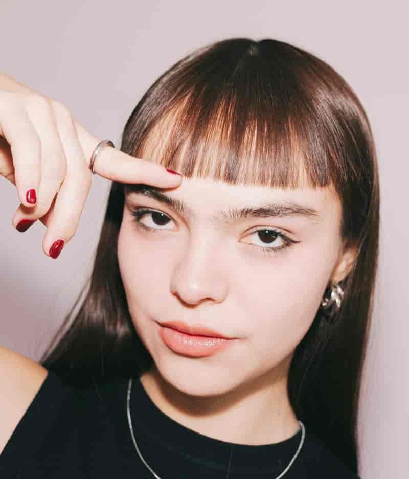 Bangs Winter Trend