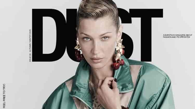 Bella Hadid Goes Bold for Dust Magazine Cover