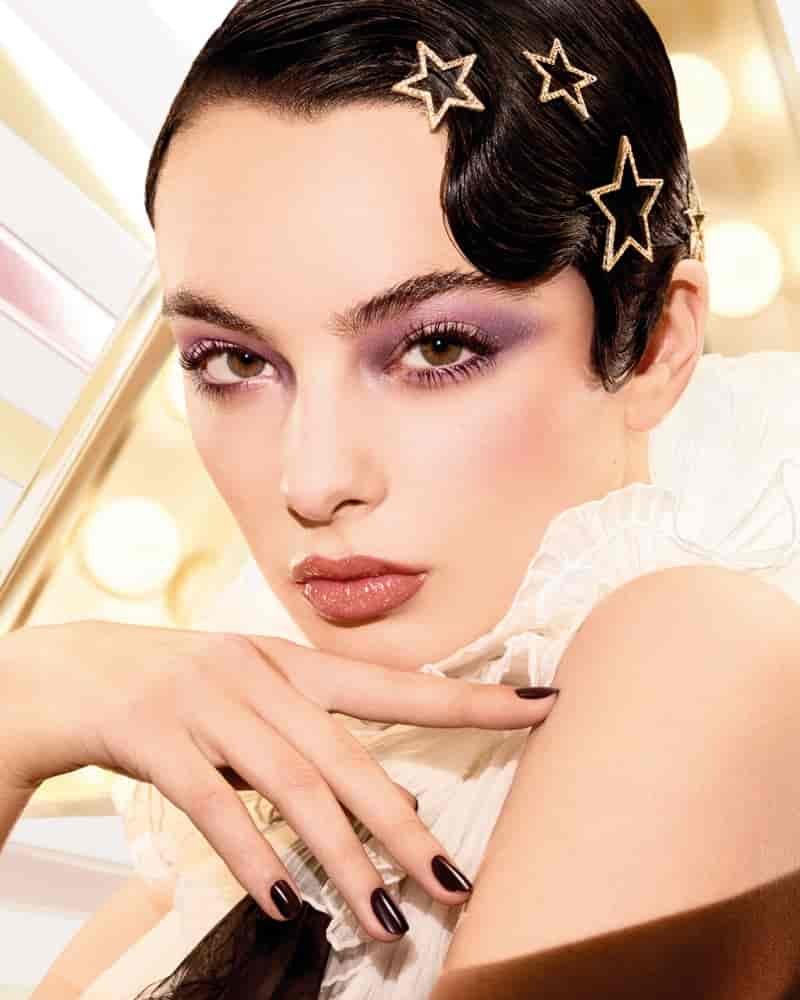 Deva Cassel poses in Dior Makeup's Holiday 2025 campaign.