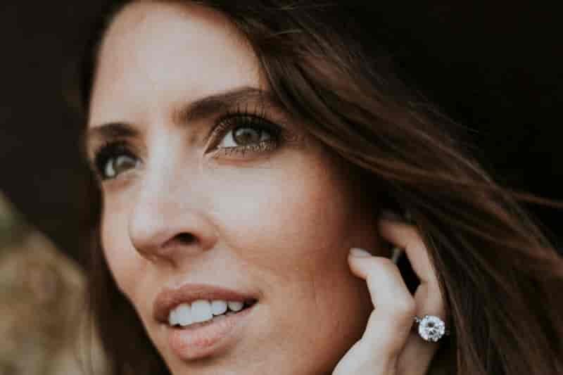 Face diamond ring