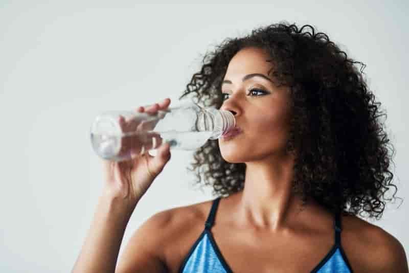Woman Drinking Water