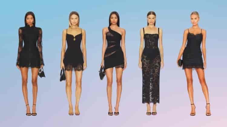 5 Black Lace Dresses That’ll Break Hearts