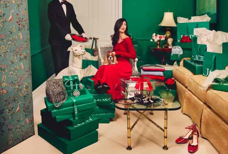 Delaney Rowe stars in J. Crew's Holiday 2025 campaign.
