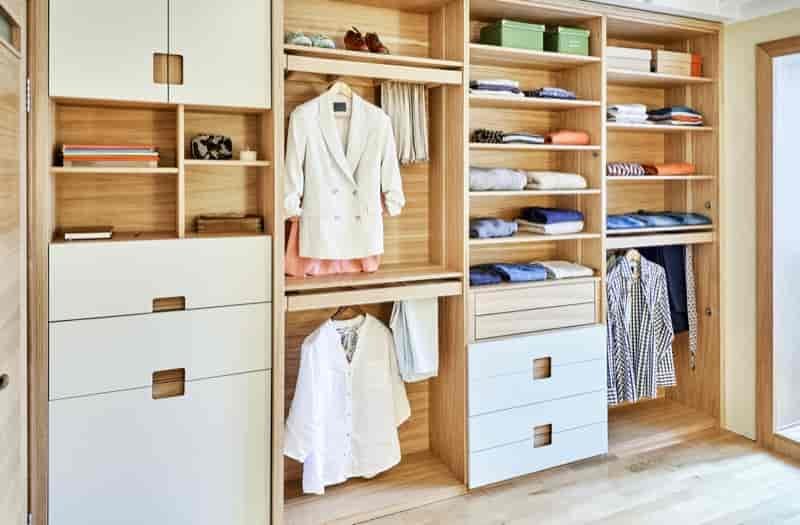 Organized Closet Boxes