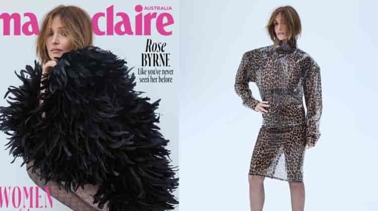 Rose Byrne Brings Bold Style to Marie Claire Australia