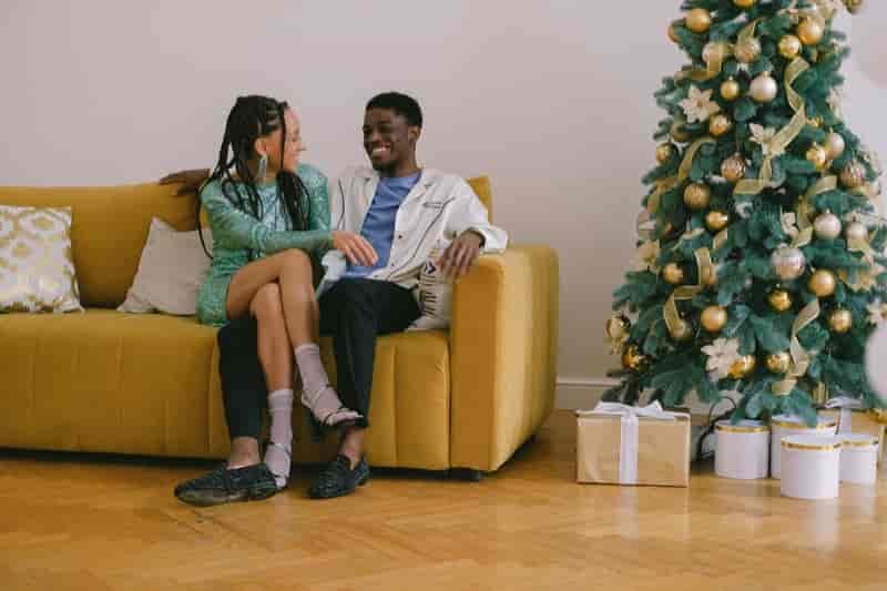 Stylish Christmas Couple