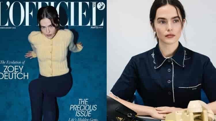 Zoey Deutch Brings Prada Energy to L’Officiel USA