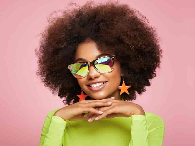Fun Curly Hair Sunglasses